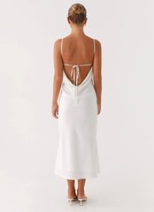 Bentley Midi Dress - White